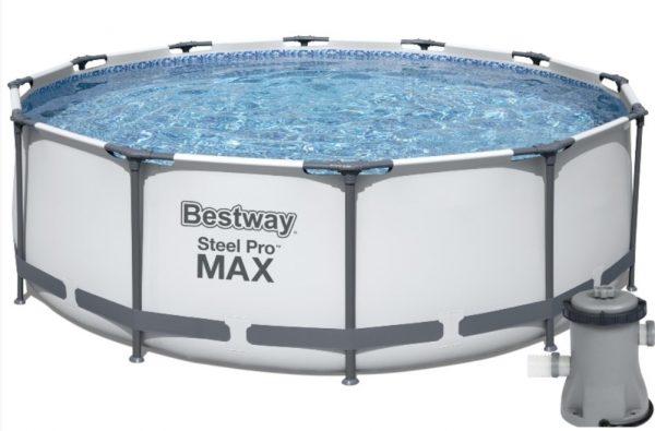 בריכה עגולה Bestway 56260 366X100 כולל משאבת פילטר 530 גלון