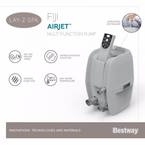 ⁦דגם 2022 - ג'קוזי מתנפח BESTWAY דגם FIJI 60085⁩ – תמונה ⁦4⁩