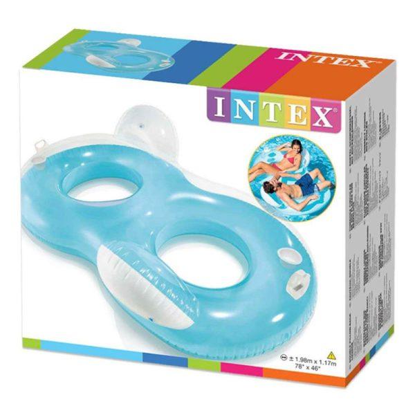 ⁦אבוב זוגי עם משענת INTEX 56800 אינטקס⁩ – תמונה ⁦2⁩